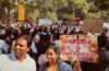 Protestierende indische Christen