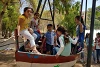 Diese Kinder vom Ausbildungszentrum in Homs genossen hier den ersten Ausflug in ihrem Leben (csi)