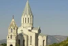 Die armenische Kathedrale in Schuschi, Berg-Karabach (csi)