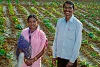 Dieses christliche Ehepaar aus Kandhamal zeigt mit Stolz seine Felder, die es mit Unterstützung von CSI bewirtschaften konnte (csi)