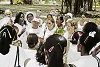 Damen in Weiss an ihrer allwöchentlichen Demonstration nach der Sonntagsmesse in Havanna (wm:hvd)