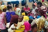 Überlebende des Fulani-Massakers bei der CSI-Hilfsgüterverteilung (csi)