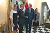 Andrew und Norine Brunson mit dem ungarischen Botschafter in den USA, Dr. László Szabó, und seiner Ehefrau (zvg)