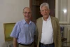 John Eibner, hier mit dem syrischen CSI-Partner Nabil Antaki, plädiert seit Jahren für die Aufhebung der Wirtschaftssanktionen gegen Syrien. (csi)