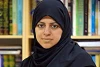 Nassima al-Sada wurde nach ihrer Haftzeit aus dem Gefängnis entlassen. twit