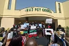 Am 18. Dezember fand in Abuja ein Protest für die Freilassung von Luka Binniyat statt. SOKAPU