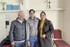 CSI-Partner Stephen Adhikari mit Pastor Keshab Raj Acharya und seiner Frau Junu. csi