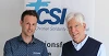 Simon Brechbühl (links) tritt die Nachfolge von Dr. John Eibner als Geschäftsführer von CSI-Schweiz an. csi