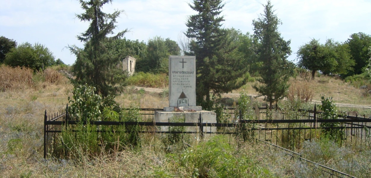 Denkmal für die Opfer des Massakers von Maragha. Dorf Nor Maragha in Berg-Karabch. Foto: Wikipedia
