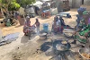 Des femmes de l’État fédéré nigérian de Borno, limitrophes du Niger, préparent un repas. csi